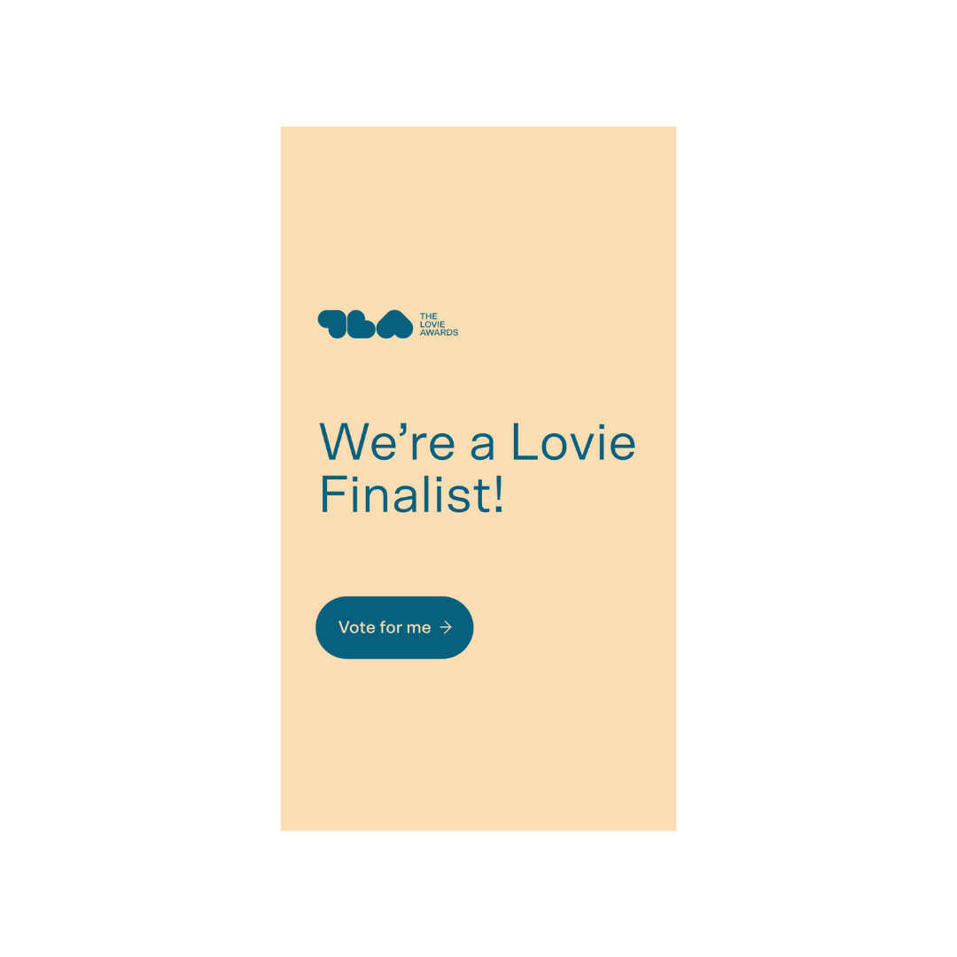 We\'re a Lovie Finalist Story 