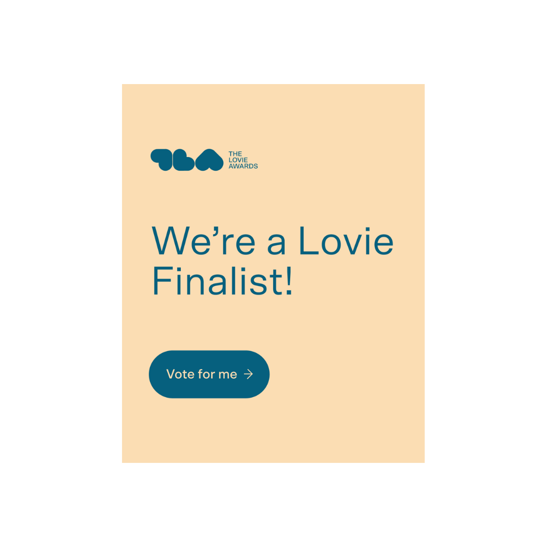 We\'re a Lovie Finalist Post