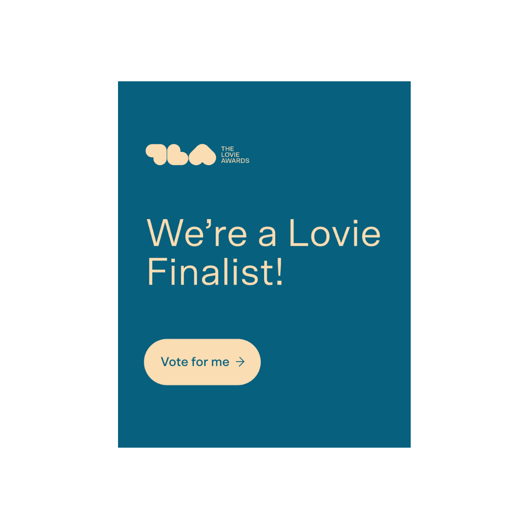 We\'re a Lovie Finalist Post 