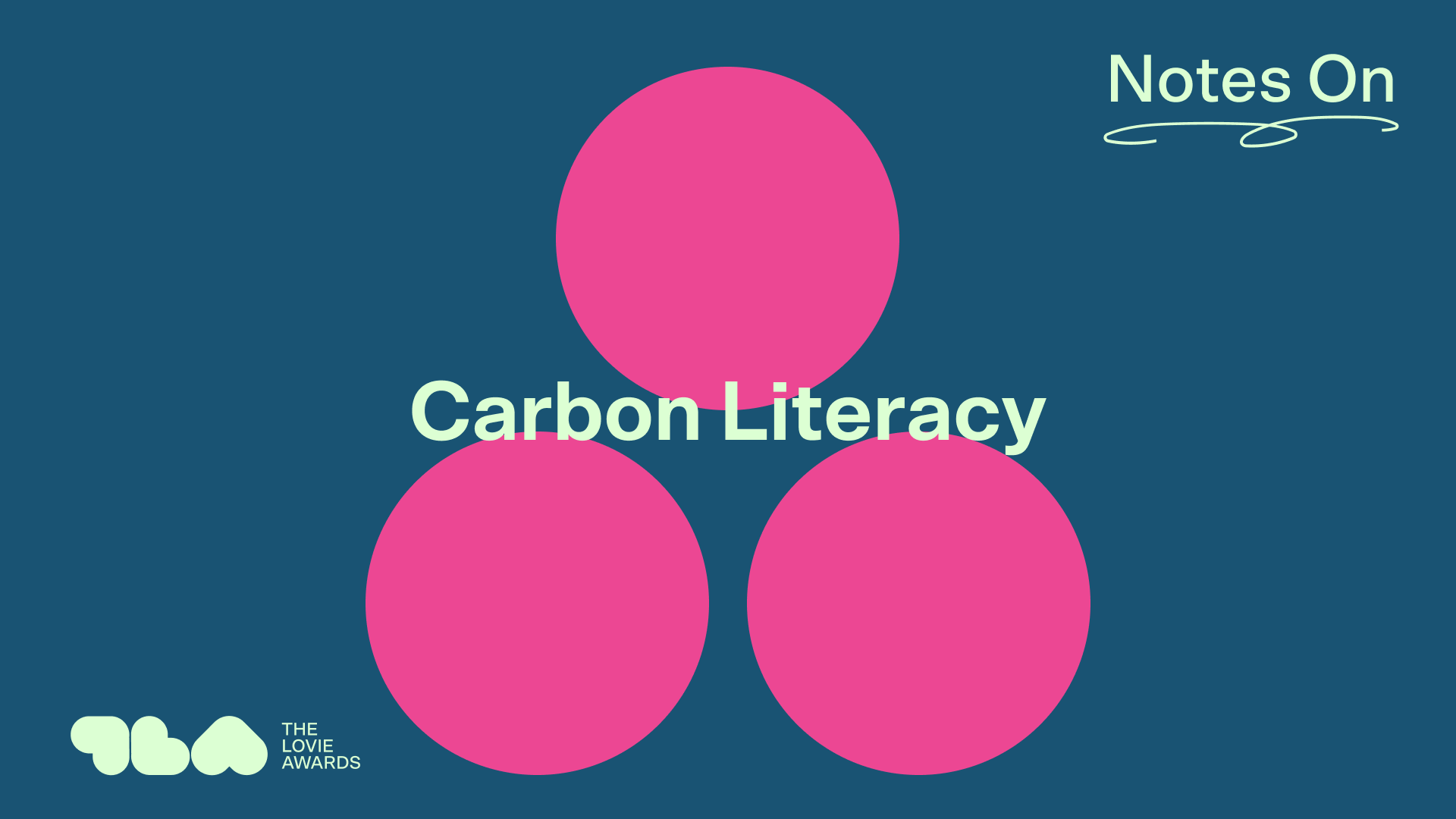 Notes On Carbon Literacy