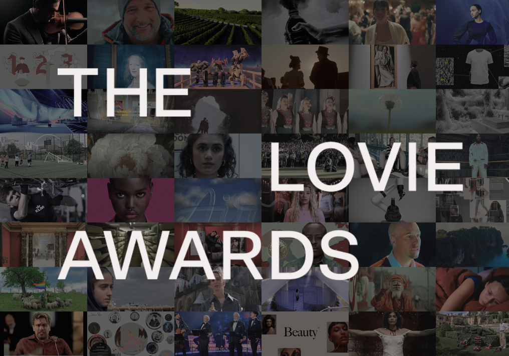 A square image showing Welcome to the 16th Season of the Lovie Awards