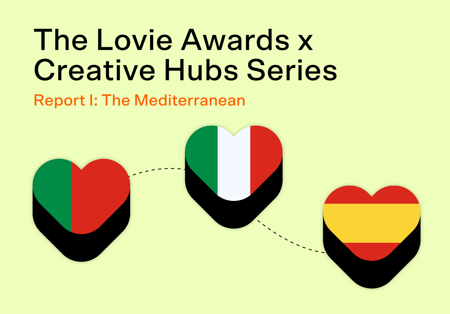 A square image showing The Lovie Awards x Creative Hubs Series : The Mediterranean