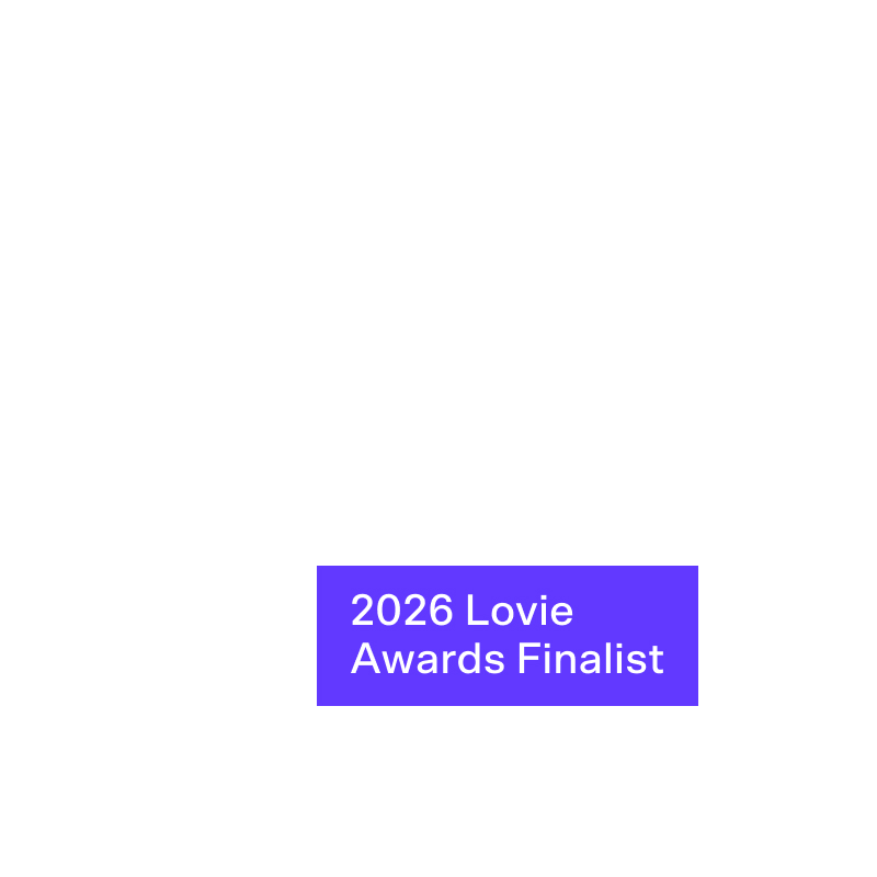 Finalist White Heart Badge 